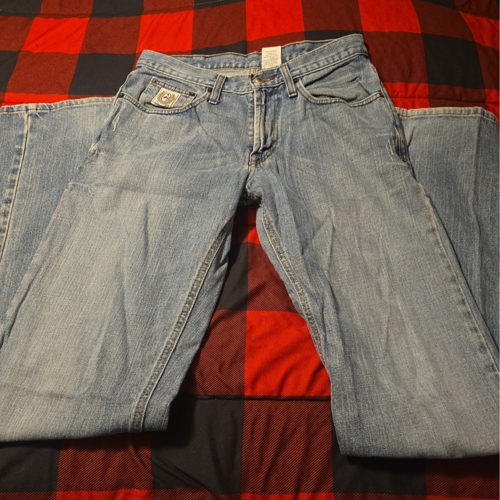 Cinch White Label Western Bootcut Jeans Relaxed Fit, Blue Light Wash Rodeo 31x38